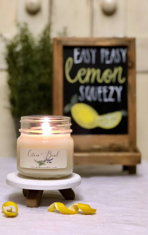 Cool Citrus Basil – Little Creek Candles