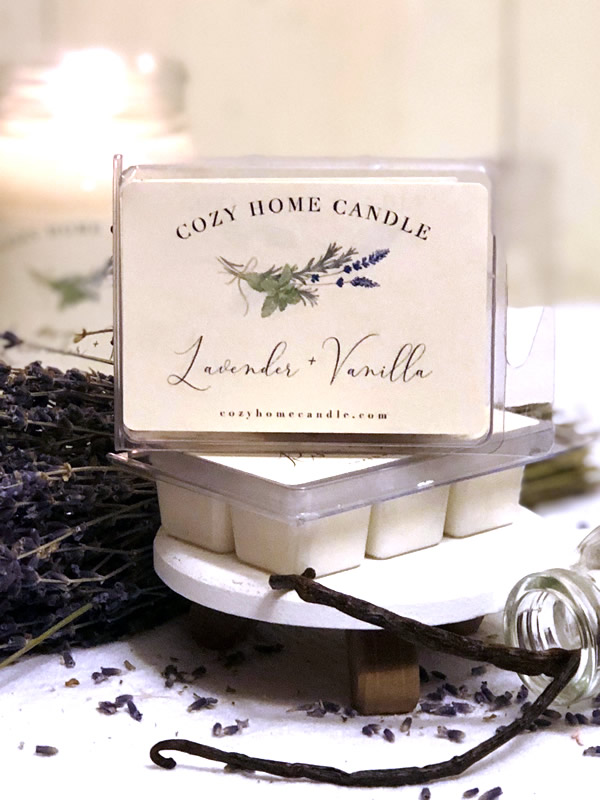 Lavender Vanilla - Scented Coconut Wax Aromatherapy Candle – Mightily Made